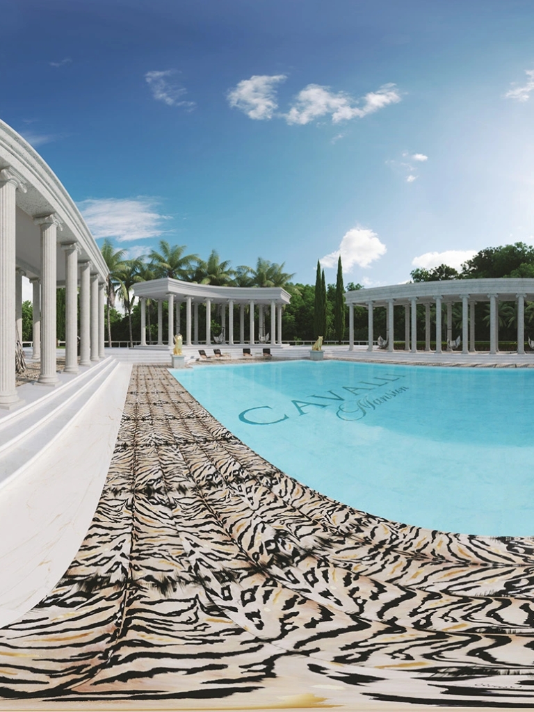Environment preview of the Cavalli Mansion web experience