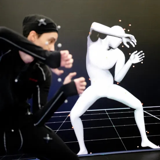 Man during a Motion Capture session