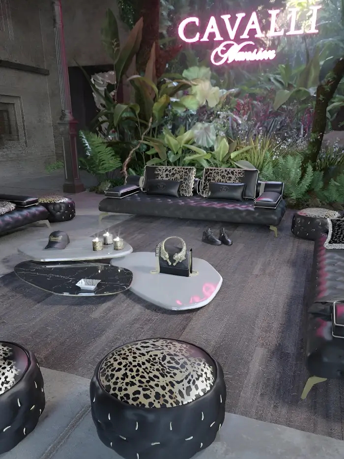 Environment preview of the Cavalli Mansion web experience